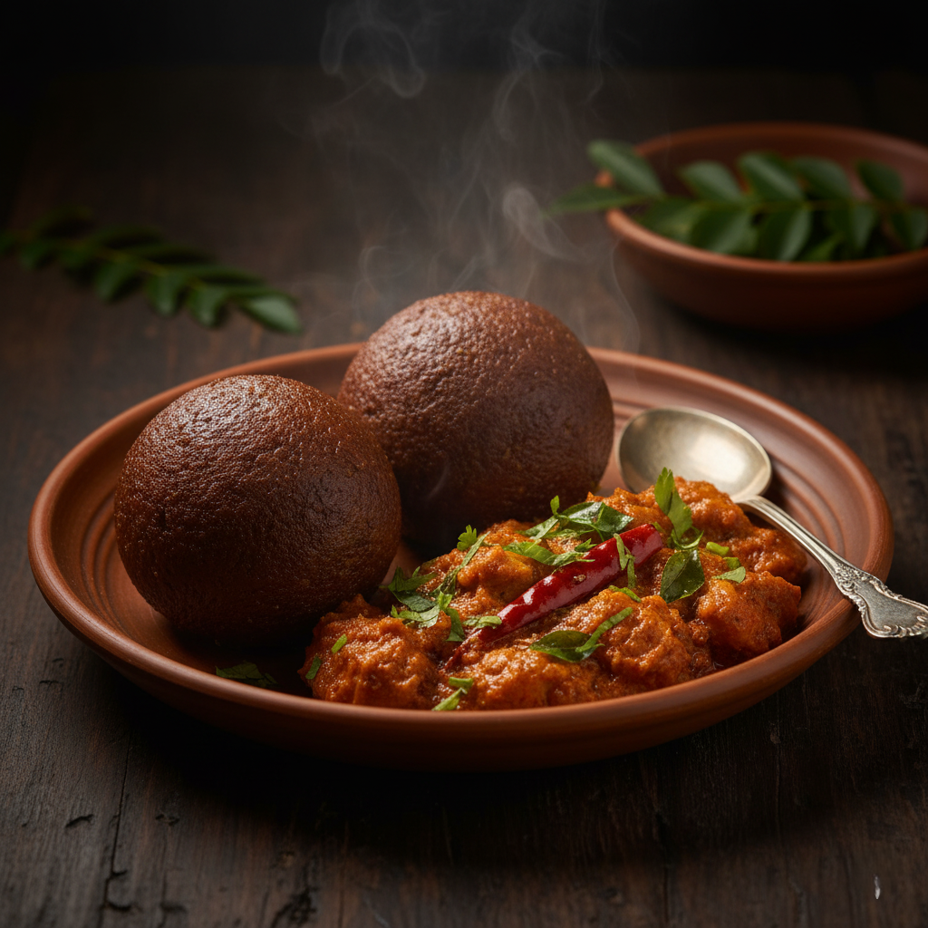 Ragi Mudde - Healthy Finger Millet Ball